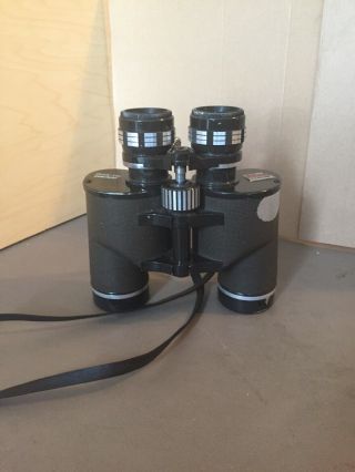 Vtg Jason Statesman Model 165 Binoculars Strap Zoom Wide Angle 7.  5xt15x40