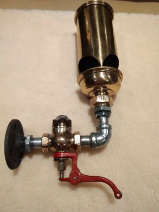 Antique Cosby Brass Steam Whistle