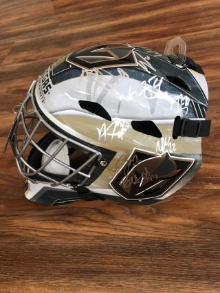 2019 Las Vegas Golden Knights Team Signed F/s Goalie Mask Fleury Loaded Rare