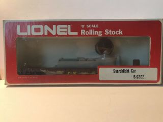 Lionel Vintage O Scale Rolling Stock Searchlight Train Car 6 - 9302