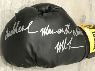 Mike Tyson Signed Boxing Glove - Rare " Baddest Man On The Planet ",  Jsa