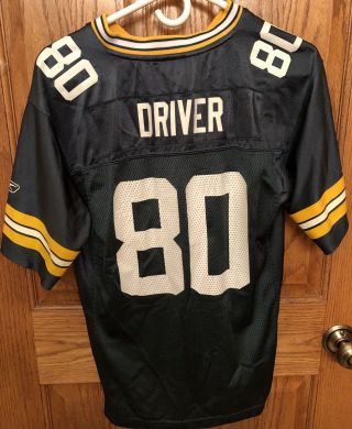 Reebok Nfl Green Bay Packers Donald Driver Green Mesh Jersey Youth Large (14 - 16)