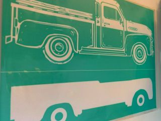 Chalk Couture Transfer,  Vintage Truck
