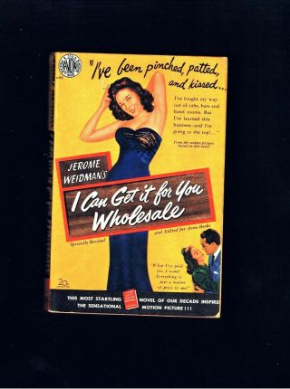 Vint Avon Movie Tie - In I Can Get It For You Susan Hayward Ex.  Cond