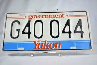 Vintage? Yukon Government License Plate