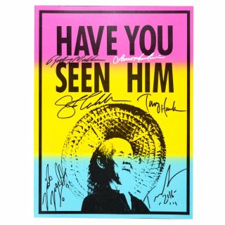 The Search For Animal Chin " Have You Seen Him” Poster Signed By Bones Brigade