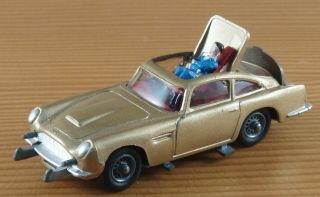 Vintage Corgi Toys 261 James Bond 007 Gold Aston Martin Db5 Goldfinger