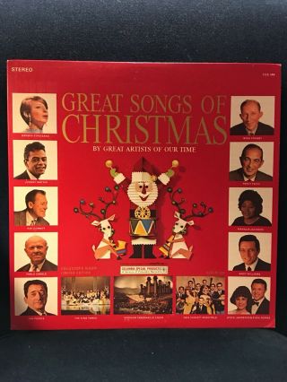 Vintage Vinyl Lp The Great Songs Of Christmas Album Six