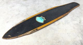 Vintage G&s Gordon & Smith Fibreflex Cutaway Slalom Skateboard Deck Unused?