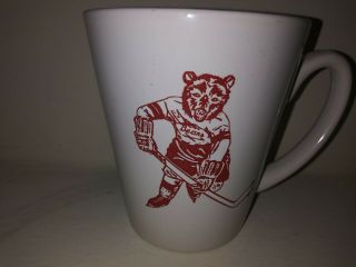 Vintage Hershey Bears Ahl Hockey Team White Mug 4 Inches