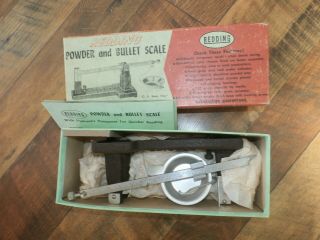 Vintage Redding Powder & Bullet Scale W/ Box