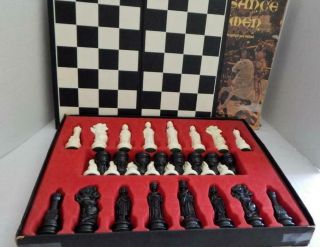 Vintage 1970 Renaissance Chessmen Chess Set By E.  S.  Lowe 4 3/4 " King