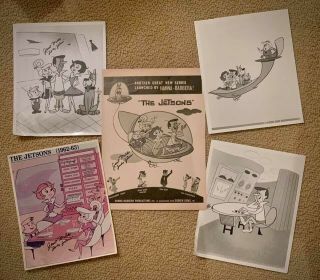 Vintage 1962 Hanna Barbera The Jetsons Promotional Photos And Rare Variety Page