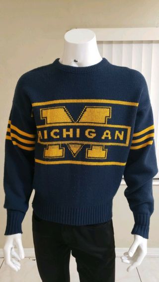Cliff Engle - Vintage 1984 University Of Michigan Sweater - Men 