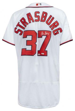 Stephen Strasburg Signed Nationals 2019 World Series Authentic Jersey Fanatics