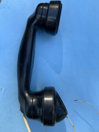 Vintage Western Electric Bell System Telephone Rotary Phone Handset Black