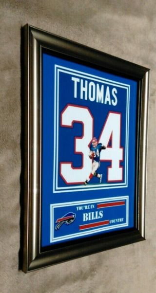 Buffalo Bills Thurman Thomas 8x10 Framed Jersey Photo