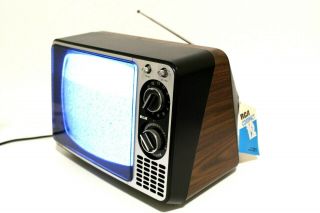 Vintage 12 " Tv Rca B&w Black And White Television,  And Repair Only.