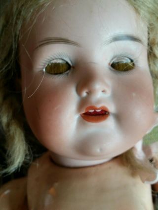 ANTIQUE BISQUE DOLL BABY BENT LIMB ARMAND MARSEILLE GERMANY AM 990 2