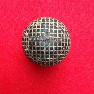 Antique Golf Ball,  Gutty,  Gutta - Percha,  Worsley C1890