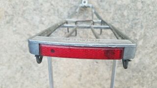 Vintage ‘70s Schwinn Approved Rear Carrier Alloy Pannier Rack With Reflector