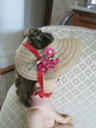 Madame Alexander Vintage Cissy Straw Hat