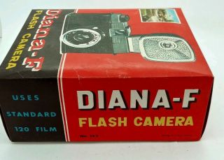 Vintage LOMOGRAPHY DIANA F medium format 120 roll film CAMERA Made in HongKong 2