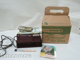 Vintage Sawyers View - Master Personal Stereo Camera Film Cutter & Orig Box