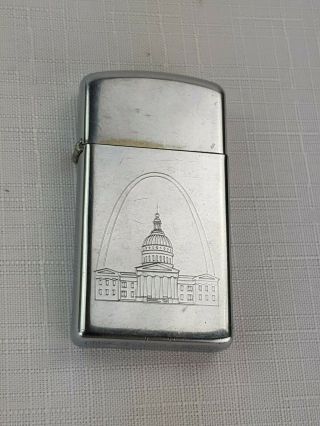Vintage Chromed Zippo Lighter Boxed Including Instructions & Guarantee
