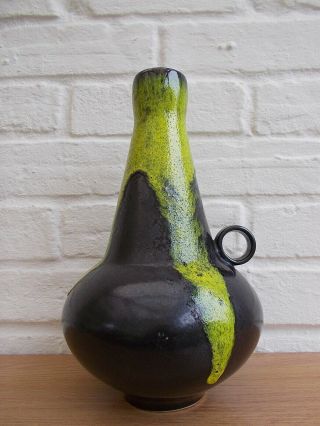 Fohr Keramik German Vintage 70s Space Age Pop Art Modernist Fat Lava Xl Vase