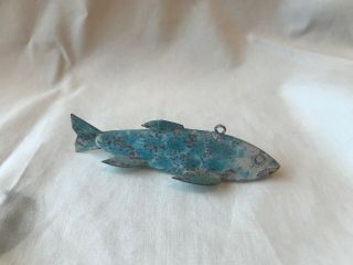 Vintage Minnesota Folk Art Mini Fish Decoy 2