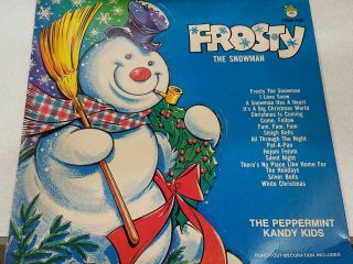 Vintage Record The Peppermint Kandy Kids Frosty The Snowman Peter Pan Lp Album