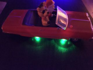 Gemmy Animated 64 Impala Car Lowrider Santa Reindeer Musical/lighted Vtg
