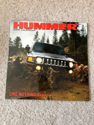 2009 Hummer H1 H2 H3 Like Nothing Else Desk Calendar