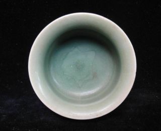 On Sales Rare Old Chinese Monochrome Green Glaze Porcelain Cup