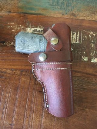 Vintage Brown Leather Owb Holster For Colt 1903 Or Similar Auto