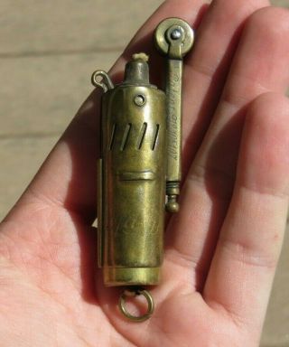 Exquisite 1927 Austrian Imco Ifa 105107 Brass Trench Lighter