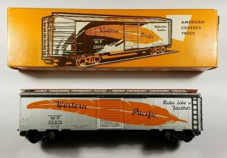 Vintage Marklin Ho 4571 America Covered Truck Box Car Western Pacific 20315