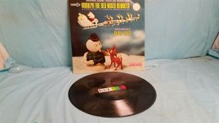 BURL IVES - RUDOLPH THE RED NOSED REINDEER - CHRISTMAS VINTAGE VINYL LP 2