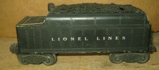 Vintage O Lionel 6466wx 6466 Whistle Tender Steam Locomotive Tender Train