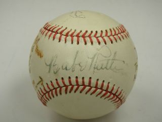 Babe Ruth Single Signed Psa/dna Certified Authentic Autographed Baseball