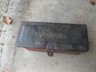 Fordson Tractor Vintage Tractor Tool Box With Lid