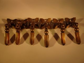 Antique Vintage Reclaimed Chest Of Draw Handles - Set Of 6 - Brass Pull