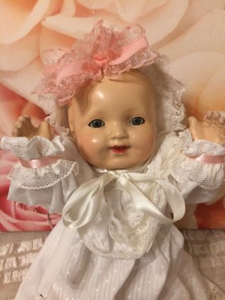 Adorable Antique Madame Hendren “baby Bright” Doll.  C1928