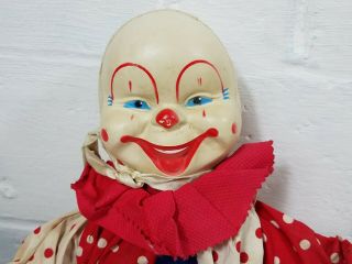 Vintage Gund Clown Doll Creepy Haunted Doll19 