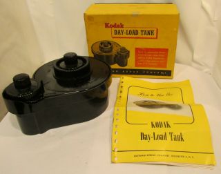 Vintage Kodak Day - Load Tank 35mm Film Developing Tank & Box
