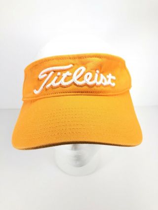 Titleist 47 Brand University Of Tennessee Ut Vols Adjustable Golf Visor Hat
