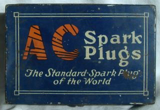 A C Spark Plugs Tin Box