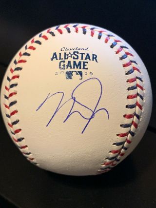 Mike Trout 2019 Signed Auto Mlb All Star Game Baseball - Mlb Hologram