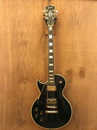 Greco EG - 420B Vintage Left Handed Singlecut MIJ Electric Guitar Ebony c.  1971 - 19 2